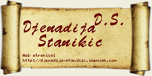 Đenadija Stanikić vizit kartica